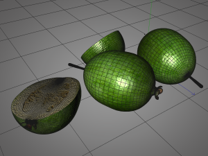 feijoa fruit Model 3D