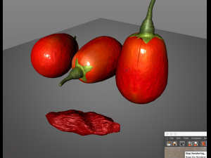 goji berry Model 3D