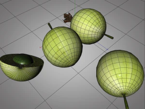 करौंदा 3D मॉडल