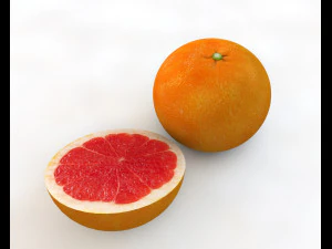 grapefruit 3D Model