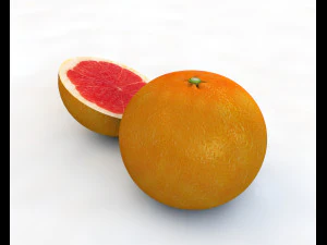 grapefruit 3D Model