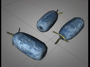 honey berry berries 3D Модель