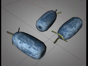 honey berry berries 3D Model