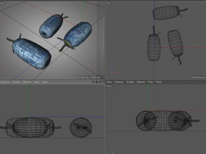 honey berry berries 3D Model