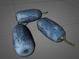 honey berry berries 3D Модель