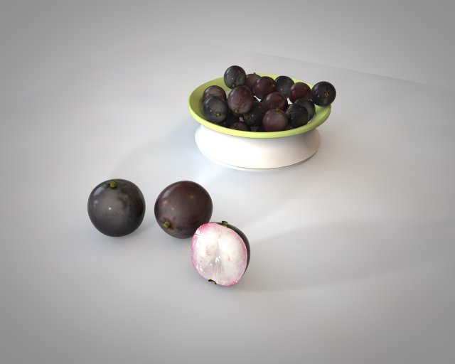 jabuticaba fruit 3D Model .c4d .max .obj .3ds .fbx .stl .blend