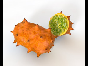 kiwano horned melon 3D Model