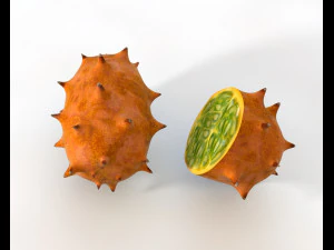 kiwano horned melon 3D Model
