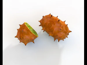 kiwano horned melon 3D Model