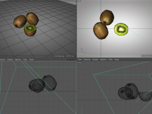 kiwi fruit 3D 모델