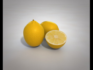 lemon yellow 3D Model