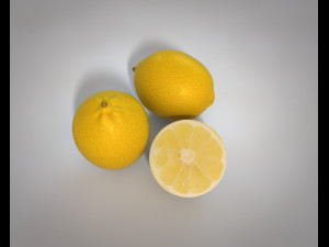 lemon yellow Model 3D