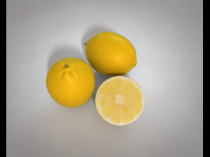 lemon yellow 3D Model