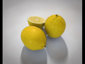 lemon yellow 3D Model