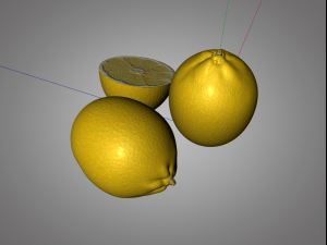 lemon yellow Model 3D