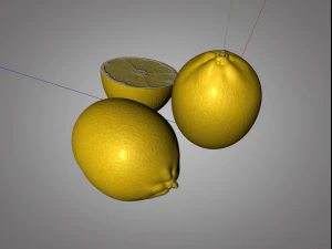 lemon yellow 3D Model