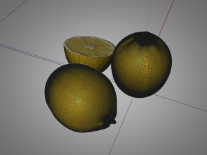 lemon yellow Model 3D