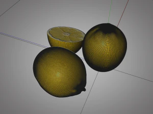 lemon yellow 3D Model