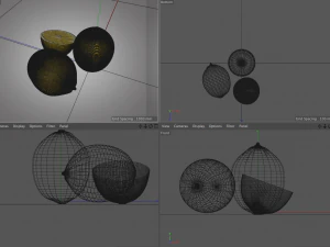lemon yellow 3D Model