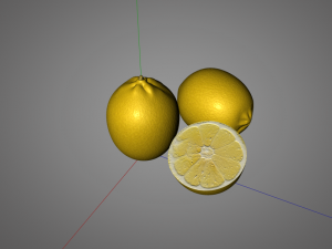 lemon yellow Model 3D