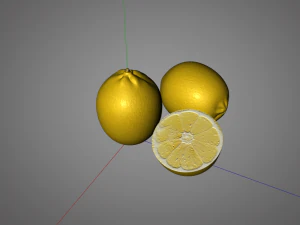 lemon yellow 3D Model