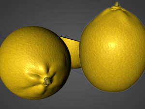 lemon yellow Model 3D