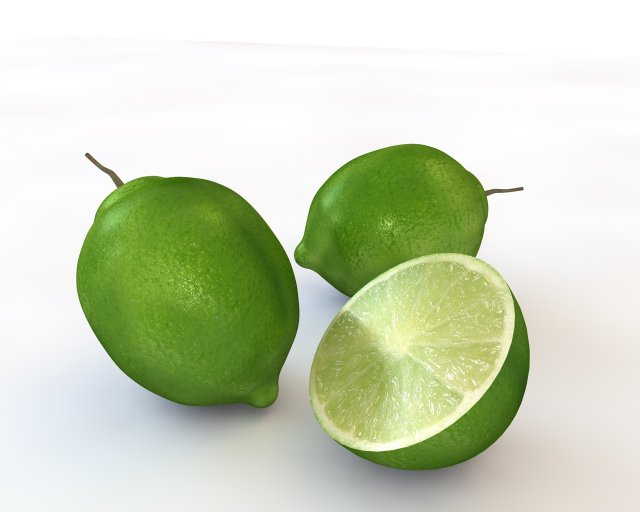 lemon lime green Modello 3D .c4d .max .obj .3ds .fbx .stl .blend 
