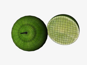 cytrynowo-limonkowa zieleń Model 3D