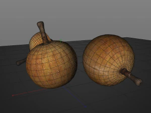 longan dimocarpus fruit 3D Model