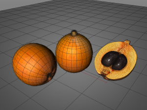loquat citric fruit Modelo 3D