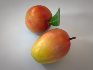 mango fruit Modello 3D