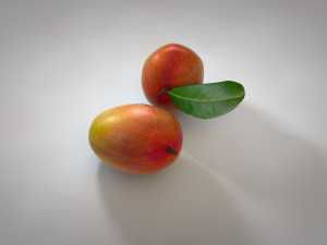 mango fruit Modello 3D