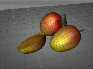 mango fruit Modello 3D