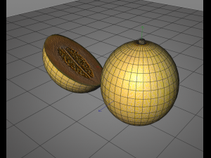 melon fruit 3D Модель