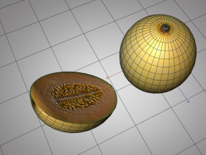 melon fruit 3D Модель