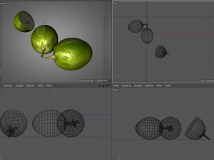 olive fruit 3D Модель