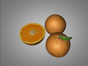 orange fruit 3D Модель