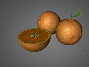 orange fruit 3D Модель