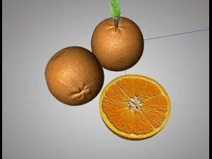 orange fruit 3D Model