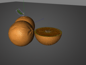 orange fruit 3D Модель