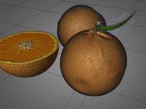 orange fruit 3D Модель