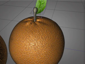 orange fruit 3D Model