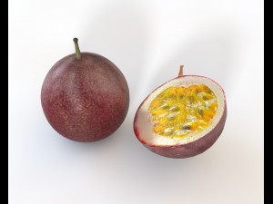 passion fruit Modello 3D