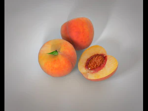 frutto di pesca Modello 3D