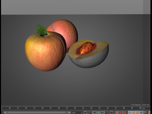 peach fruit 3D Model