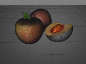 peach fruit 3D Model