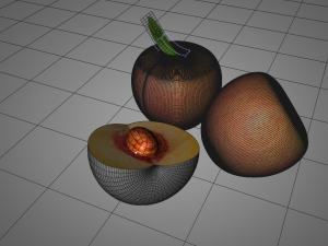 peach fruit 3D Model