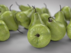 pear green fruit 3D Model