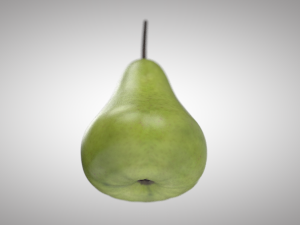 pear green fruit 3D Model