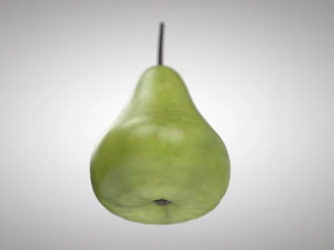 pear green fruit 3D Model